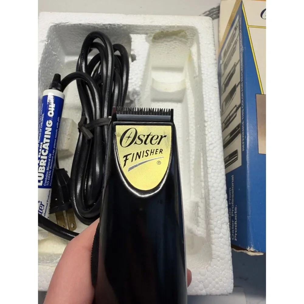 Vintage Oster Finisher Trimmer Model 59-10 Horse Equine Grooming Clipper Boxed
